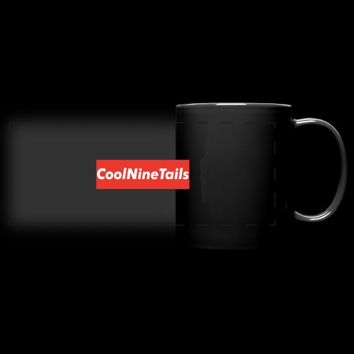 CoolNineTails supreme logo - Full Color Panoramic Mug