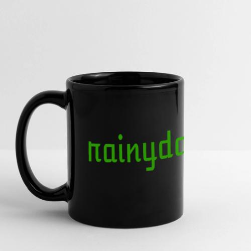rainydayshirts text logo - Full Color Panoramic Mug