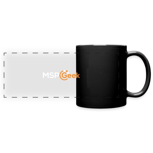 MSPGeekWhiteLogo - Full Color Panoramic Mug