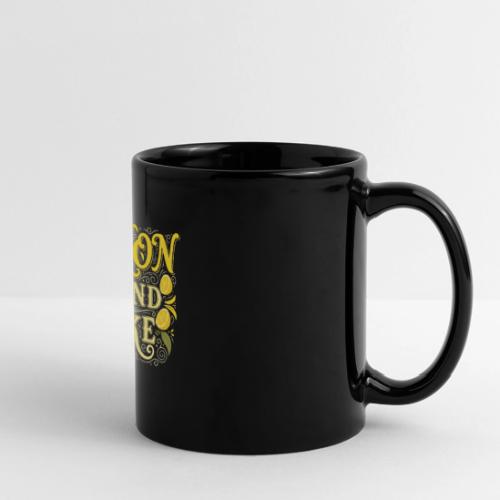 Lemon Pound Cake Vintage Flourish - Full Color Panoramic Mug
