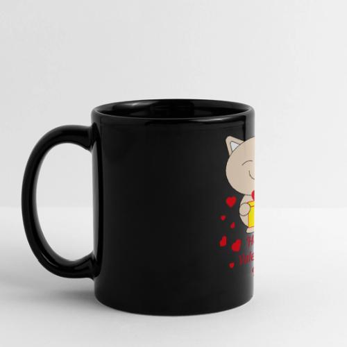 Valentine Cat Coffee Mug - Full Color Panoramic Mug