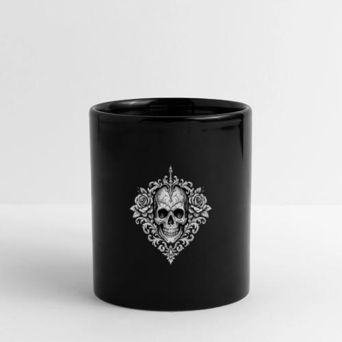 Gothic Filigree Skull - Full Color Panoramic Mug