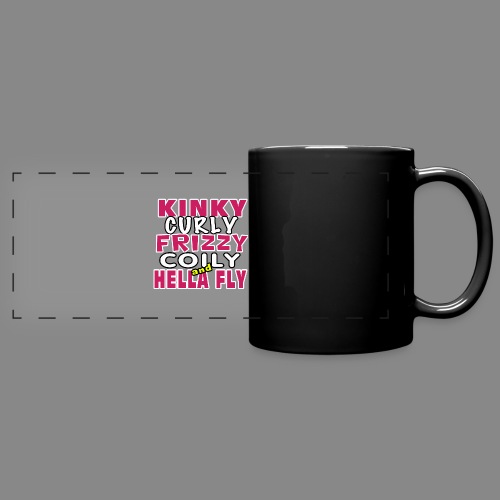 Kinky Curly Frizzy - Full Color Panoramic Mug
