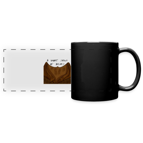 Short drink of beard - Full Color Panoramic Mug