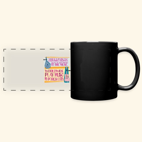 Play Music on the Porch Day 2023 - Full Color Panoramic Mug