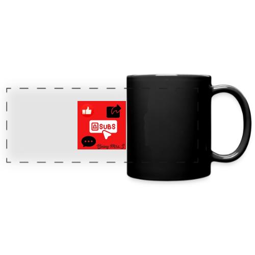 Like Share Subscribe Comment - Full Color Panoramic Mug