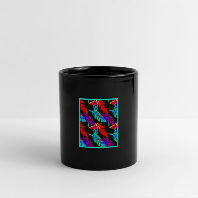 Neon Luminous Foliage Elegance