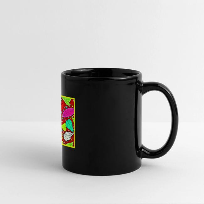 Rainbow Leaves Vibrant Pattern