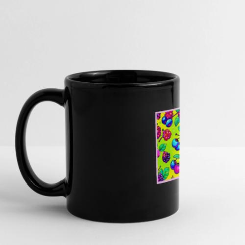 Bright Berry Fruit Pattern - Full Color Panoramic Mug