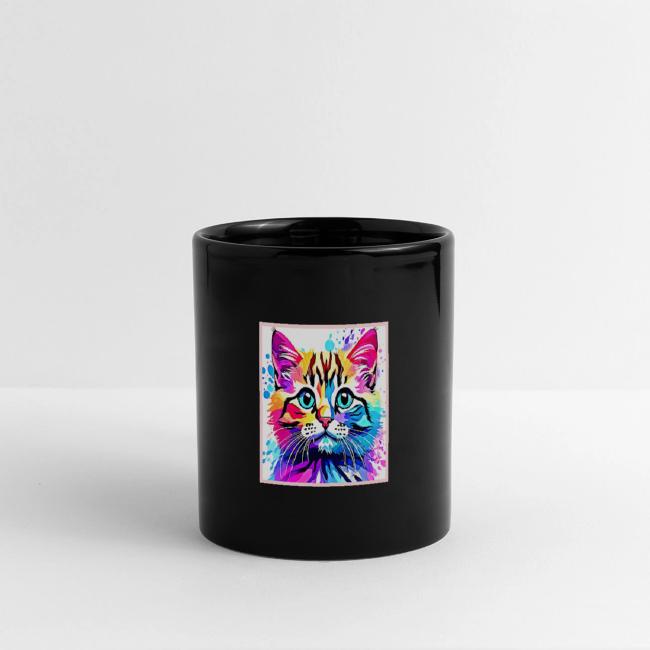 Vivid Kitty Vibes Design