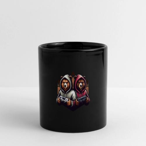 2 grizzlies gamer bears - Full Color Panoramic Mug