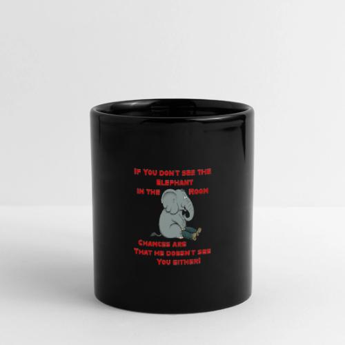 Elephant in the Room Meme - Full Color Panoramic Mug
