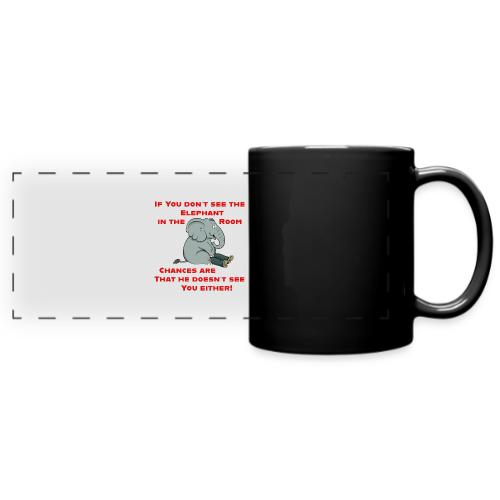 Elephant in the Room Meme - Full Color Panoramic Mug