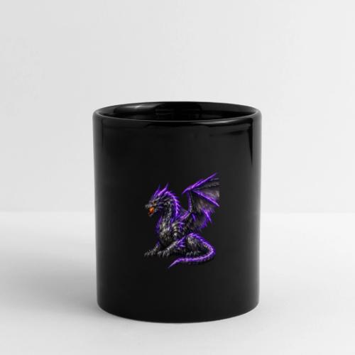 Neon Dragon at Rest - Full Color Panoramic Mug