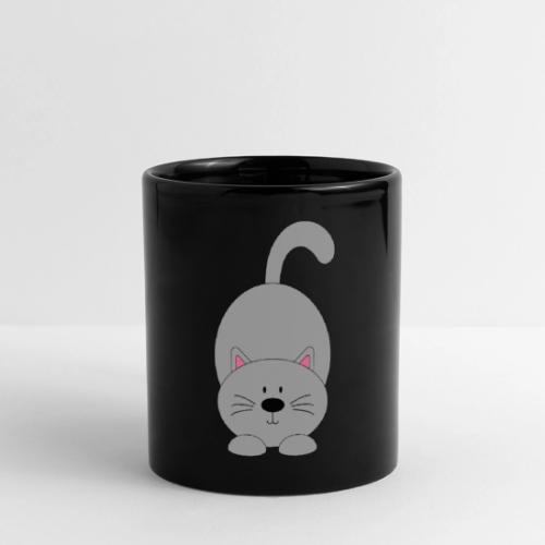 Lovely Grey Kitty - Soft Cozy Newborn Gift - Full Color Panoramic Mug