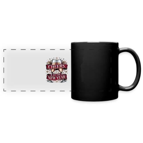 New Year's Champagne T-Shirt - Full Color Panoramic Mug