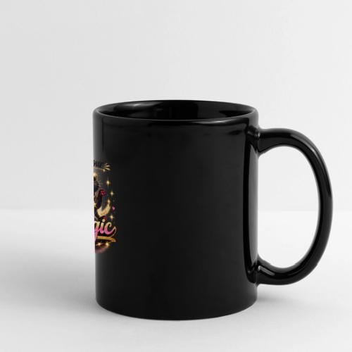 Own Your Magic – Glam Black Cat - Full Color Panoramic Mug