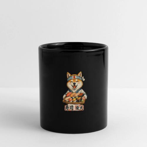 Funny Shiba Inu Sushi Kawaii Dog Tee - Full Color Panoramic Mug