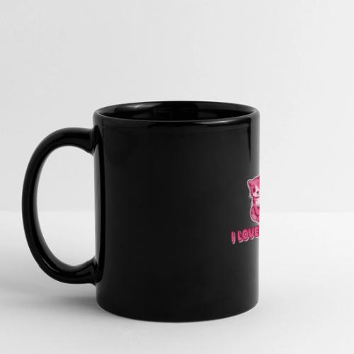 I love my cat - Full Color Panoramic Mug