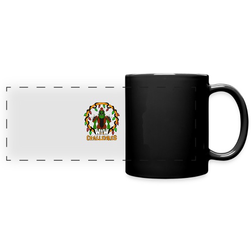 WoW Challenges Holiday Orc WHITE - Full Color Panoramic Mug