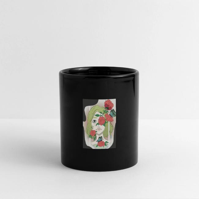 Girl with Rose Vine