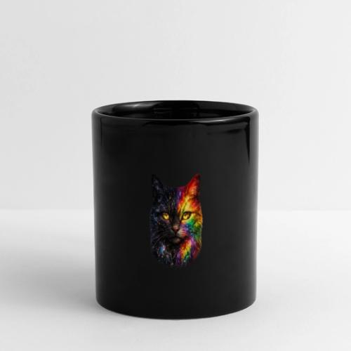 Cosmic Galaxy Rainbow Cat - Full Color Panoramic Mug