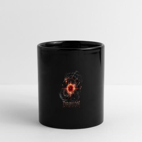 Dravon Fire Dragon Dark Fantasy Graphic T-Shirt - Full Color Panoramic Mug