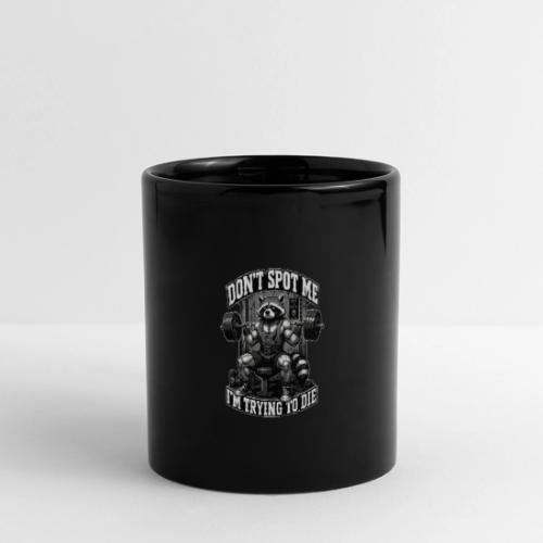 Raccoon Lifter Don’t Spot Me - Full Color Panoramic Mug