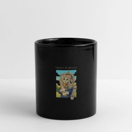Gaming Cat Adventure: Pizza & Skates - Full Color Panoramic Mug