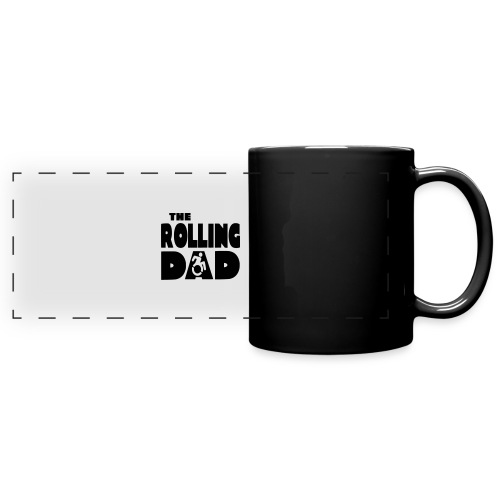 Rolling dad in a wheelchair - Full Color Panoramic Mug