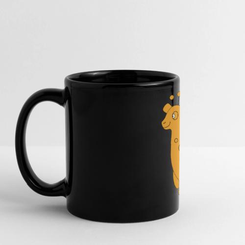 Playful Baby Giraffe - Infant Gear and Tea Cup - Full Color Panoramic Mug