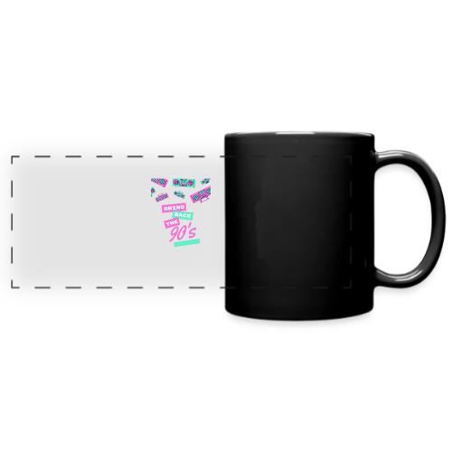 Bring Back The 90s Nostalgia Design| Retro 90s Art - Full Color Panoramic Mug