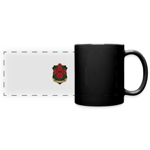 Poinsettia Crest T-Shirt - Full Color Panoramic Mug