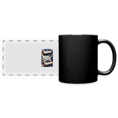 New Year's Resolution T-Shirt - Full Color Panoramic Mug