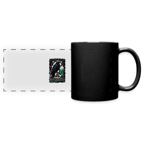Sarcastic Raven Shenanigans Tee - Full Color Panoramic Mug