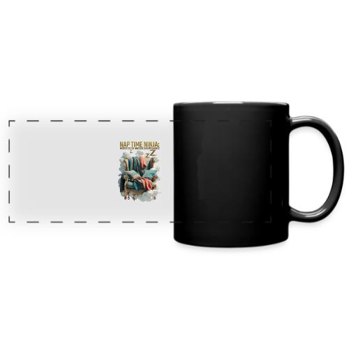 Nap Time Ninja T Shirt - Full Color Panoramic Mug