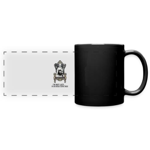 Remote Throne Procrastinator T Shirt, Dad Gift - Full Color Panoramic Mug