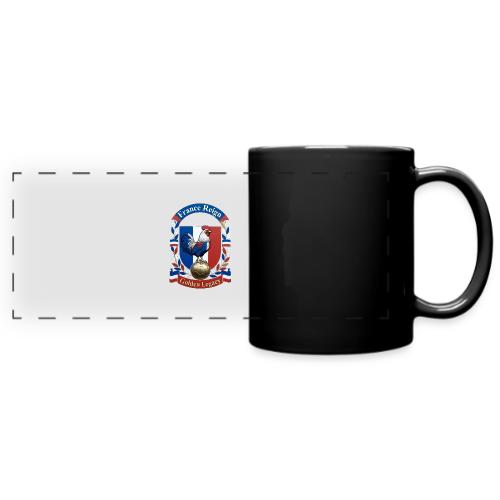 France Rooster Reign T-Shirt, Tricolore Pride Gift - Full Color Panoramic Mug
