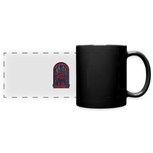 Barcelona Scarlet Pride T Shirt, Vibrant City Gift - Full Color Panoramic Mug