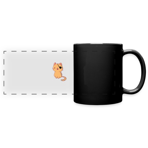Cat with 3D glasses doing Vision Therapy! - Full Color Panoramic Mug