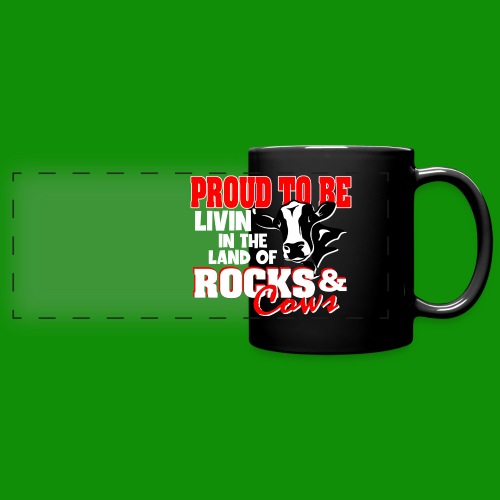Livin' in the Land of Rocks & Cows - Full Color Panoramic Mug