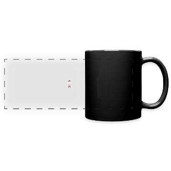 I'M The Artsy Elf Matching Family Unique Christmas - Full Color Panoramic Mug - black - Front