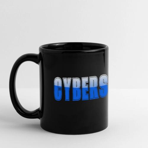 Cybersecurity Word Art Design - Full Color Panoramic Mug