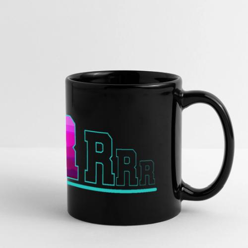 Letter R – Capital Varsity Alphabet Monogram - Full Color Panoramic Mug