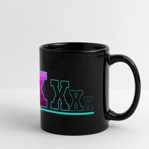 Letter X – Capital Varsity Alphabet Monogram - Full Color Panoramic Mug