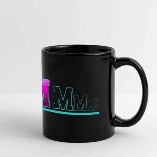 Letter M – Capital Varsity Alphabet Monogram - Full Color Panoramic Mug