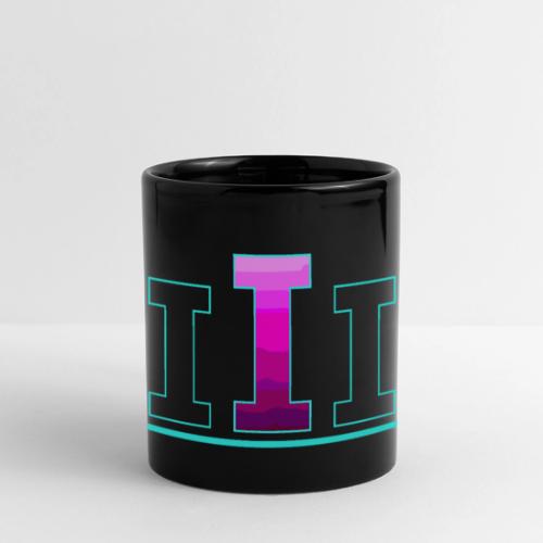 Letter I – Capital Varsity Alphabet Monogram - Full Color Panoramic Mug