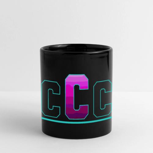 Letter C – Capital Varsity Alphabet Monogram - Full Color Panoramic Mug