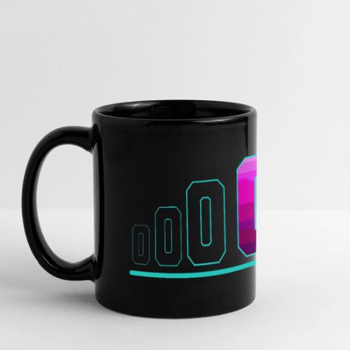 Letter O – Capital Varsity Alphabet Monogram - Full Color Panoramic Mug