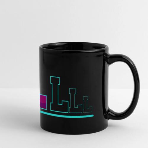 Letter L – Capital Varsity Alphabet Monogram - Full Color Panoramic Mug